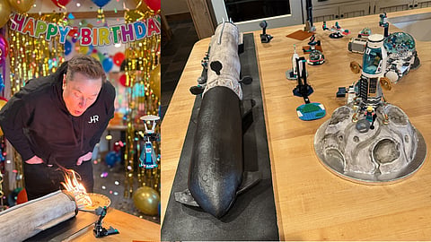 Musk celebrates his birthday by lighting a rocket