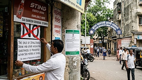 maharashtra government to prohibit sale of 'Sting' energy drink and other intoxicating substances within a 500 metre radius of schools