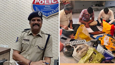 Hyderabad Police DSP Sankireddy Bhim Reddy, who was arrested.