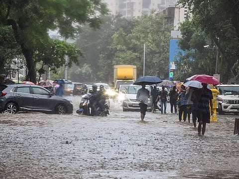 Heavy rainfall received in July over the last 50 years.