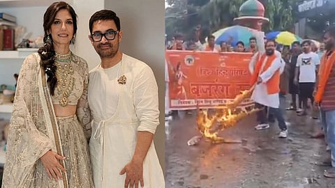 Aamir Khan faces love jihad row, Bajrang Dal protest
