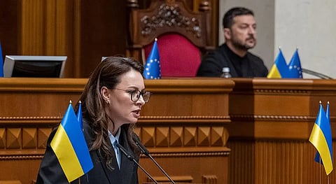 Ukraine's Prime Minister Yulia Svirdenko resigns