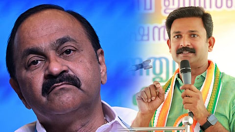 congress leader jinto john against cm vd satheesan