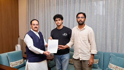 CJP representatives meeting with Union Minister J.P. Nadda