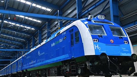 travel on a hydrogen train for five rupees