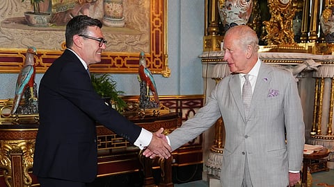 Andy Burnham sworn in as British Prime Minister
