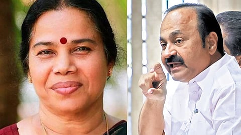 vd satheesan order to strict action be taken on pk sreemathy complaint against fake news