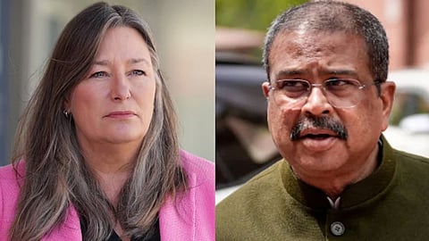 Yvette Berry, Dharmendra Pradhan