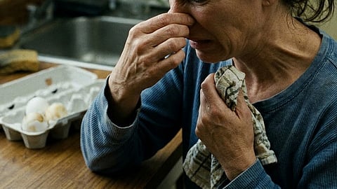 Woman constantly smelled rotting eggs; scan reveals brain tumor