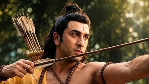 Ranbir Kapoor, who plays Lord Rama in the movie Ramayana.