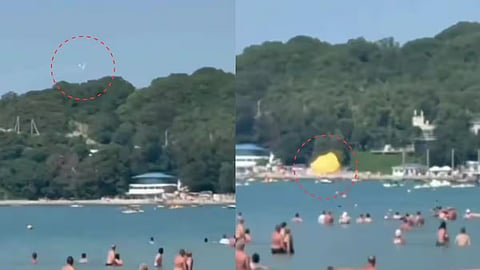 Ukraine drone attack on Russian beach; 7 dead