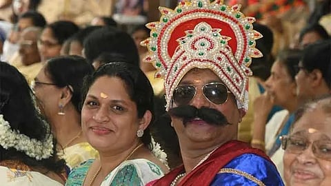 Onam celebrations were held at St. Joseph's Church, Airoli.