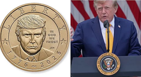 Trump's image now on the one dollar coin