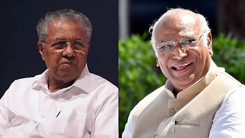 Pinarayi Vijayan writes to Kharge over police action against SFI students