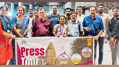 Malayali media team in Uttar Pradesh; seven-day tour