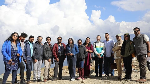Media team from Kerala in Jammu & Kashmir; seven-day tour