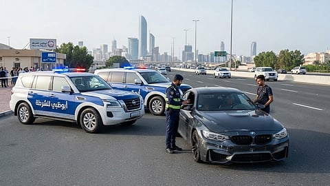 Traffic violation: Two arrested in Abu Dhabi