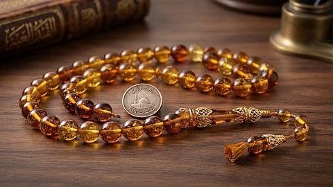 Sharjah Police arrested two suspects and recovered a collection of rare amber prayer beads worth lakhs