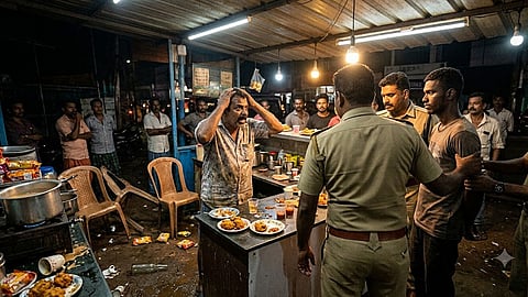 tea shop owner attacked with lethal weapons; Kollam natives arrested