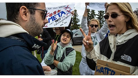 Massive protest, Meta halts AI project