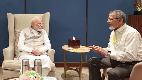 Asgarali Vohra meeting Prime Minister Narendra Modi (File photo)