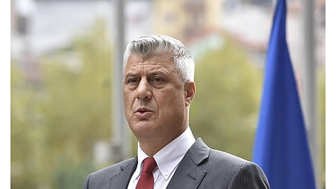 Former Kosovo President Hashim Thaci