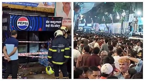 Electrocution at Ganapathi Pandal; two people, including an eight-year-old girl, died.