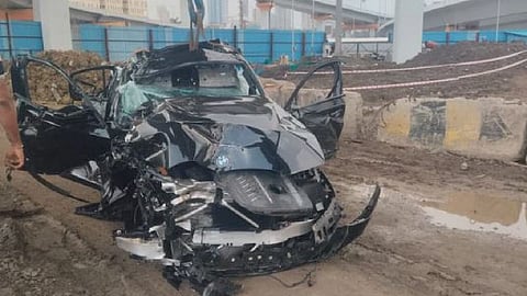 The car involved in the accident