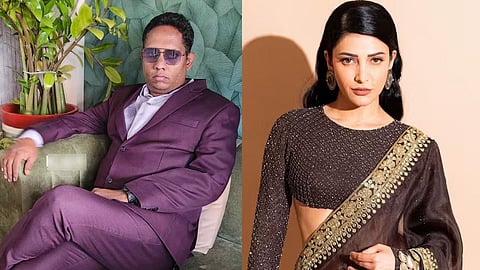 social media star santhosh varkey fb post againts shruti hasan