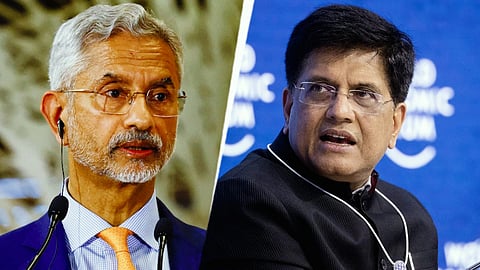External Affairs Minister S. Jaishankar and Commerce Minister Piyush Goyal