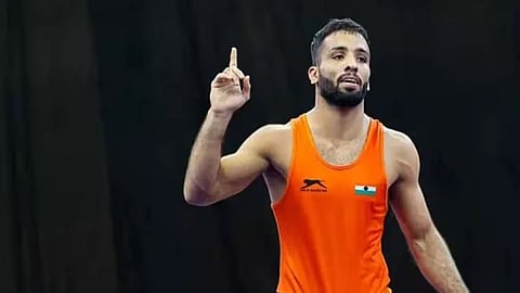 Sujeet Kalkal Asian games wrestling gold