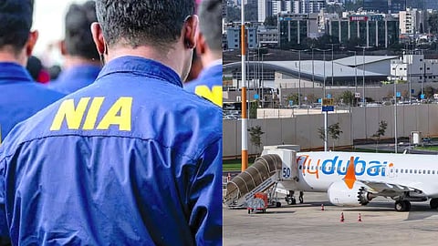 fly dubai insident, nia registered fir