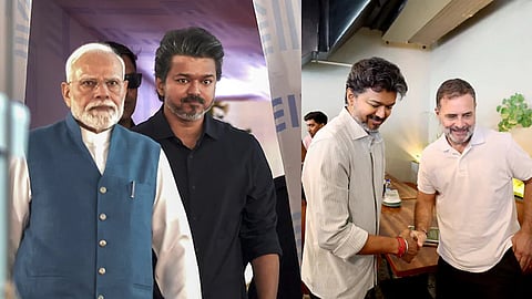 Coffee with Rahul, Metro ride with Modi; Vijay avoids ruffling any feathers