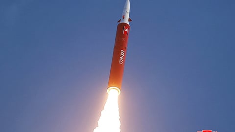 North Korea conducts an intermediate-range strategic missile drill Sunday, 4th October 2026