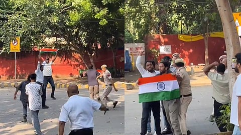janthar manthar cjp protest