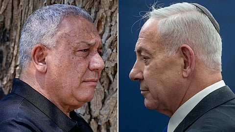 Yashar chief Gadi Eisenkot; Prime Minister Benjamin Netanyahu