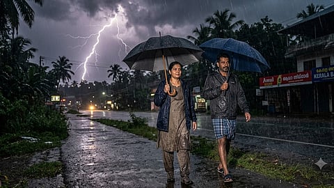 kerala rain orange alert in 4 districts