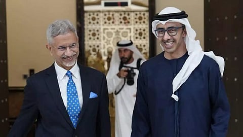 S. Jaishankar, Sheikh Abdullah bin Zayed Al Nahyan