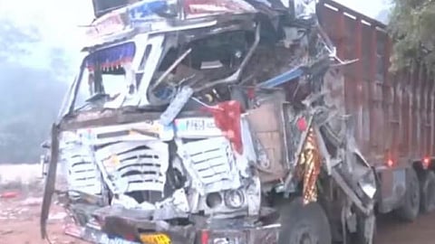 The truck that caused the accident