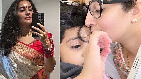 actress bhama shared a photo with her daughter