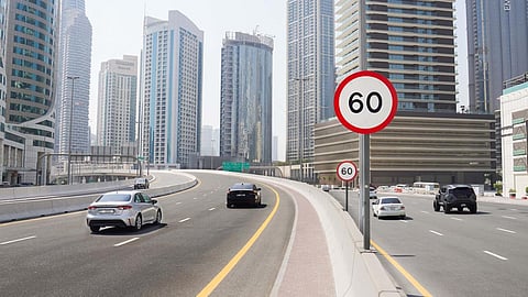 Dubai Police and the RTA have adjusted speed limits at five locations in Dubai.