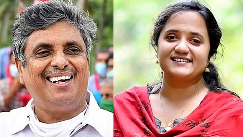 kp udayabhanu send legal notice to sreena devi kunjamma