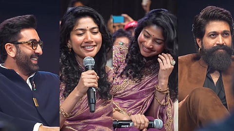 'Malar Miss' knows not just dance, but singing too; Sai Pallavi sings with gusto, while Ranbir and Yash keep the beat | Video