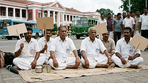 Private bus owners prepare to launch a hunger strike against the Priyadarshini project