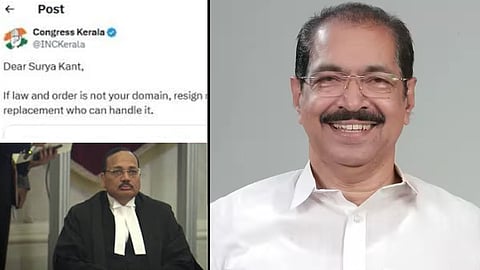 kpcc apology in response to a legal notice regarding a controversial post by congress kerala