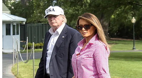 Trump and Melania