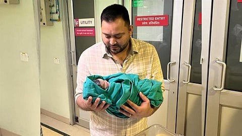 Tejashwi becomes father, RJD celebrates