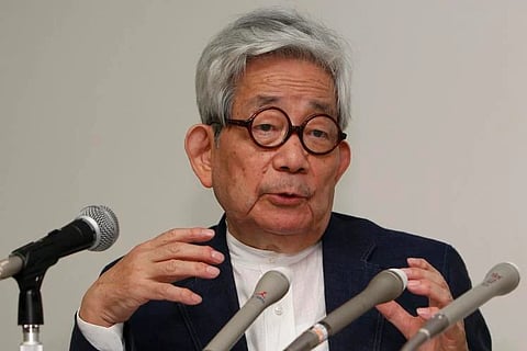 Japan''s Kenzaburo Oe, awarded Nobel for poetic fiction, dies