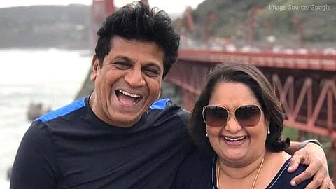 Kannada film star Shivarajkumar's wife Geetha joins Congress