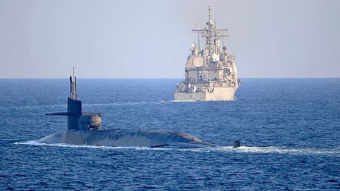 US deploys guided-missile submarine amid tensions with Iran